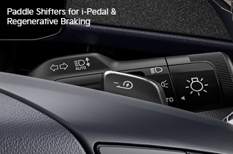 Carens Clavis EV paddle shifters