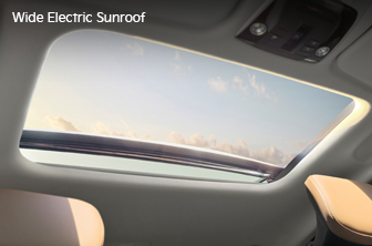 Kia EV6 wide sunroof